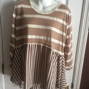 Umgee baby doll shirt